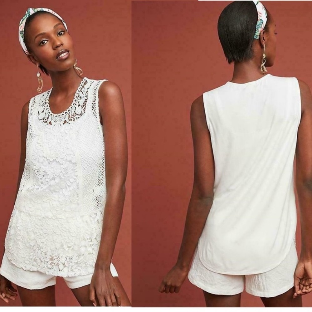 Anthropologie lace Top